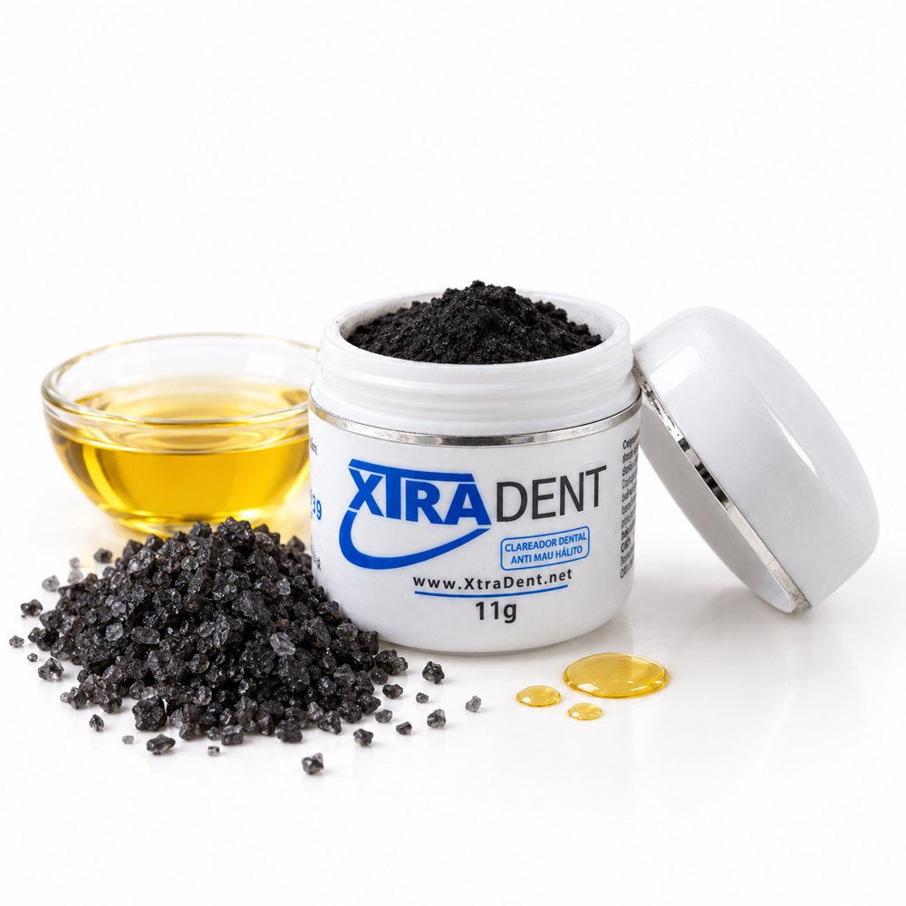 XTRADENT aberto com os ingredientes